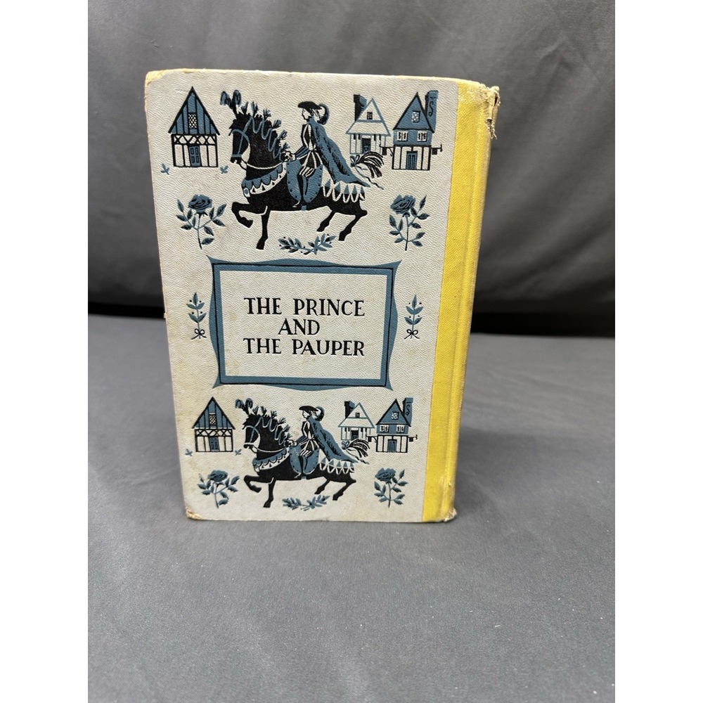 The Prince and the Pauper Mark Twain Junior Deluxe Editions Hardcover Book 1954